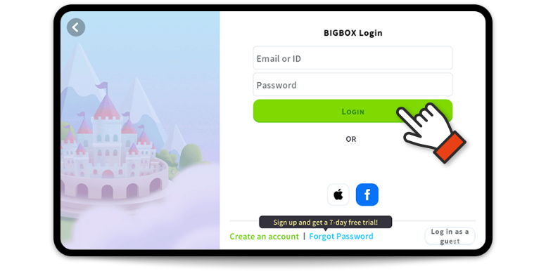 Enter your ID and password